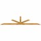 Ekena Millwork Saratoga Rough Sawn Timber Gable Bracket, Western Red Cedar, 108"W x 22"H x 4"D x 4"F, 5/12 Pitch GBW108X22X0404SAR00RWR - alternate 1